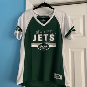 Women’s rhinestone NY Jets jersey-style shirt